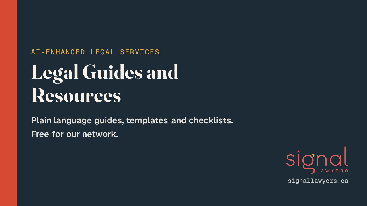 Resources — Signal Lawyers